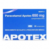 PARACETAMOL APOTEX EFG 650...